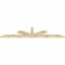 Ekena Millwork Saratoga Rough Sawn Timber Gable Bracket, Douglas Fir, 108"W x 22"H x 4"D x 4"F, 5/12 Pitch GBW108X22X0404SAR00RDF - alternate 4